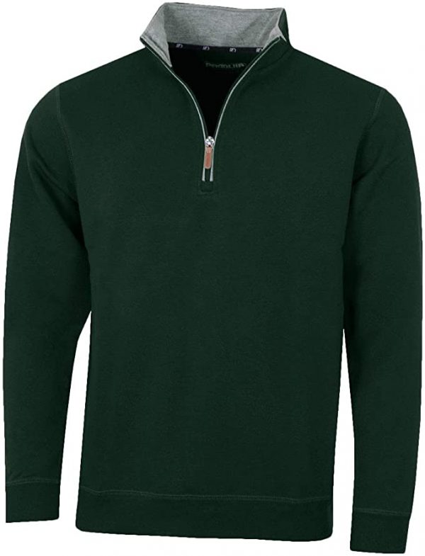 Men's Pro Quip Frinton Golf Club Crested Mistral Jersey Top - Green ...