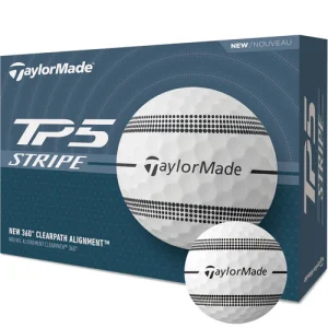 New TaylorMade TP5 Stripe Dozen Golf Balls