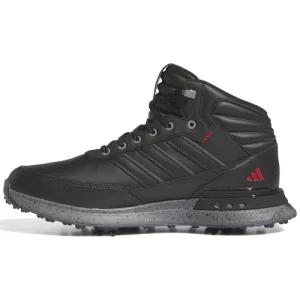 Adidas S2G RAIN.RDY Golf Boots Core Black/Iron Metallic/Better Scarlet