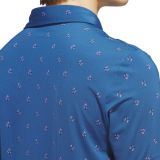 Adidas Ultimate 365 Essence Print Climacool Polo Shirt Dusky Petrol