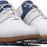 FootJoy Premiere Series Packard LX Golf Shoes White/Navy/White