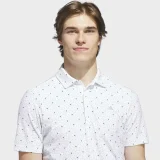 Adidas Ultimate 365+ Soft Print Polo White/Wonder Sage