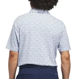 Adidas Ultimate 365+ Soft Print Polo Crystal Sky/Dusky Petrol