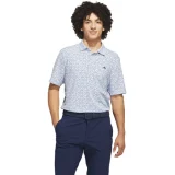 Adidas Ultimate 365+ Soft Print Polo Crystal Sky/Dusky Petrol