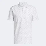 Adidas Ultimate 365+ Soft Print Polo White/Wonder Sage